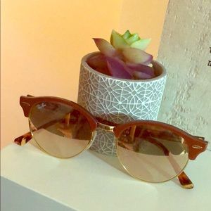 Classic Club Round Paprika Raybans